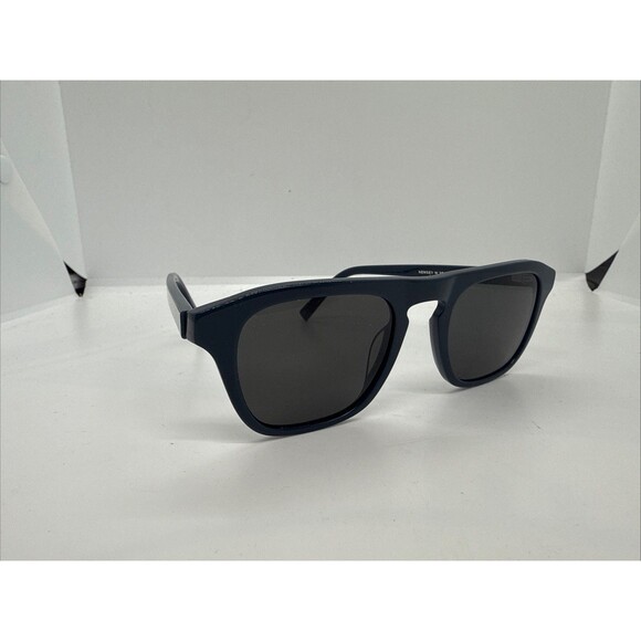 Warby Parker Nemsey W394 52 22-145 Blue Frame Polarized Sunglasses - Picture 1 of 6